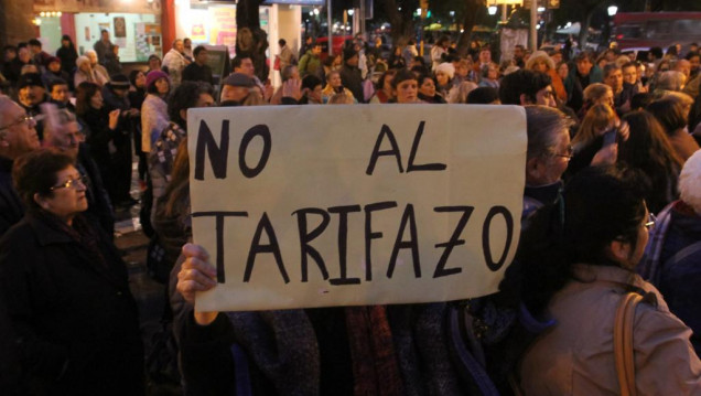 imagen Protesta nacional contra el tarifazo