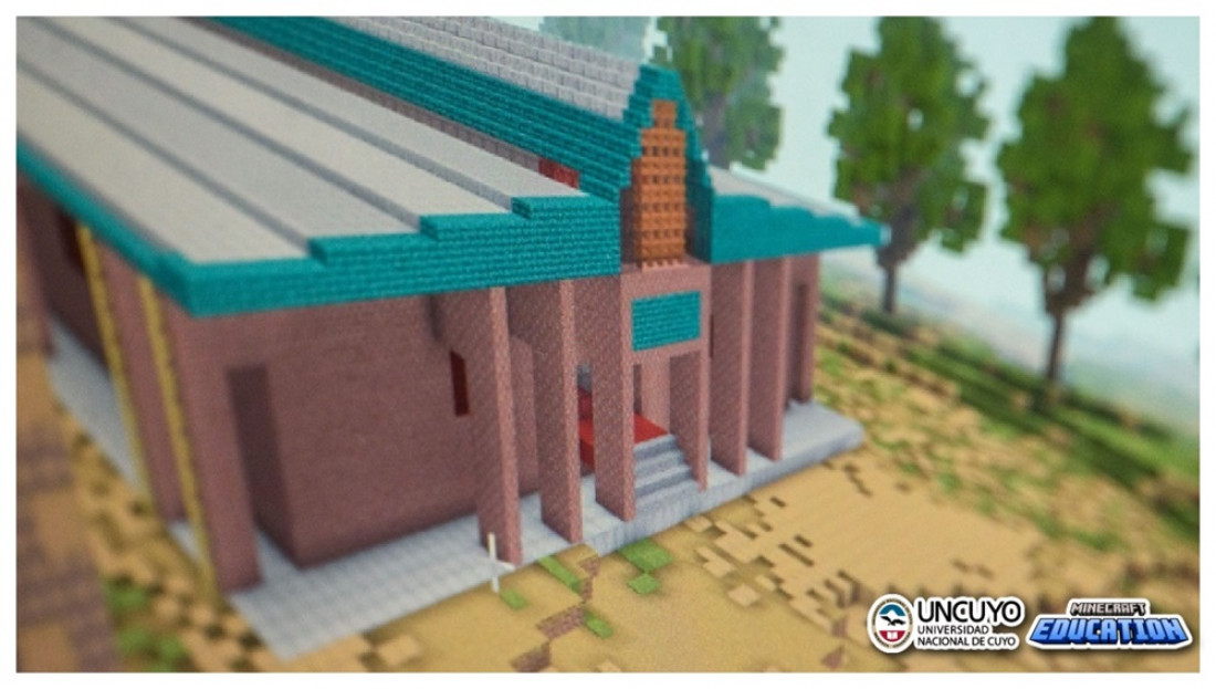 Mundo UNCUYO: recrean el campus con Minecraft para orientar a estudiantes con un recorrido virtual