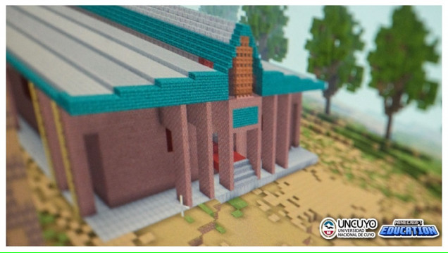 imagen Mundo UNCUYO: recrean el campus con Minecraft para orientar a estudiantes con un recorrido virtual