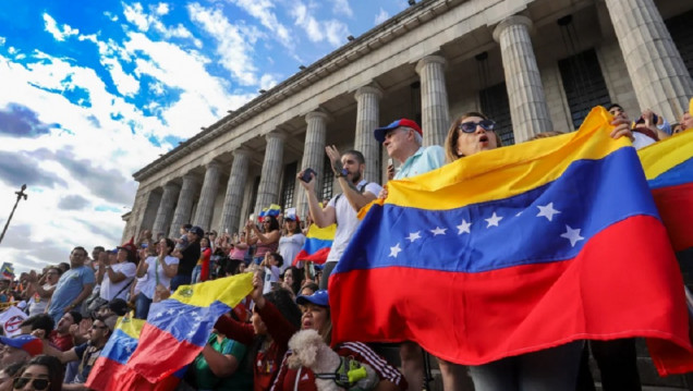 imagen Argentina es el octavo país del mundo con más población venezolana