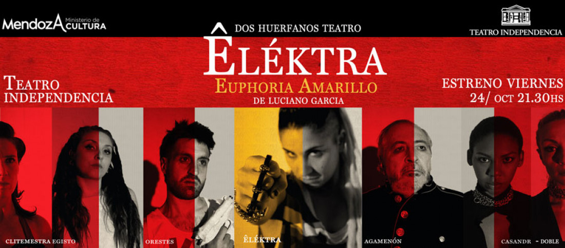 "Êléktra Euphoria Amarillo", mañana en el Teatro Independencia