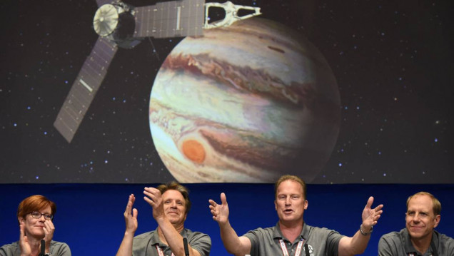 imagen Juno llegó a la órbita de Júpiter después de cinco años