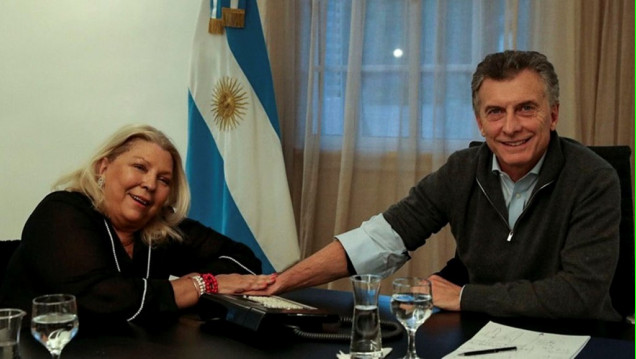 imagen Carrió: "Estoy al lado de Macri, sobre todo en las crisis"