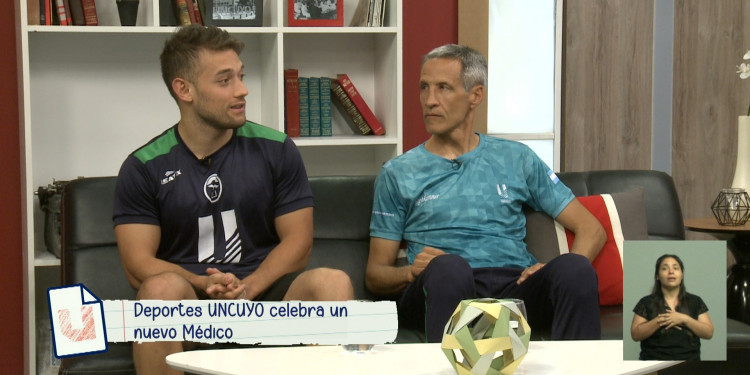 Felipe Bouzo, médico y jugador de balonmano de la UNCUYO