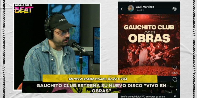 Gauchito Club presenta su nuevo disco, "Vivo en Obras" 