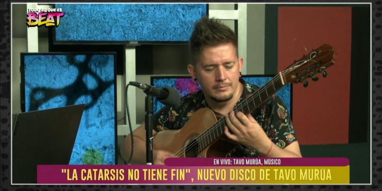 Tavo Murúa presenta su disco "La catarsis no tiene fin"