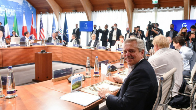 imagen En el G7, Fernández pidió el final de la guerra en Ucrania y una nueva arquitectura financiera