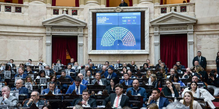 Diputados aprobó un proyecto para garantizar el financiamiento de las universidades nacionales