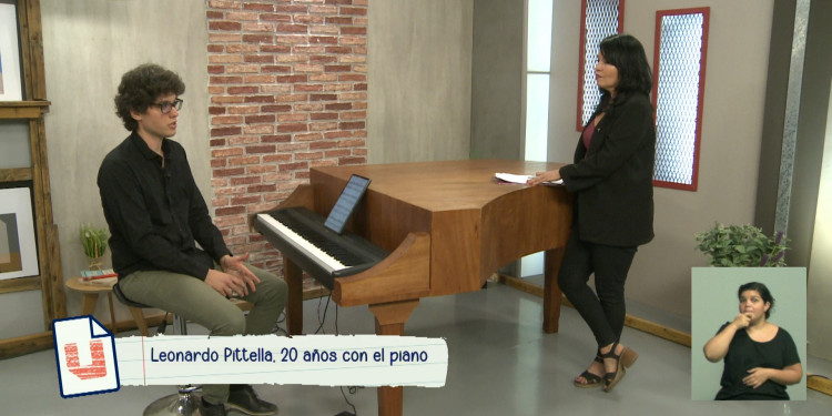 Leonardo Pittella, 20 años con el piano