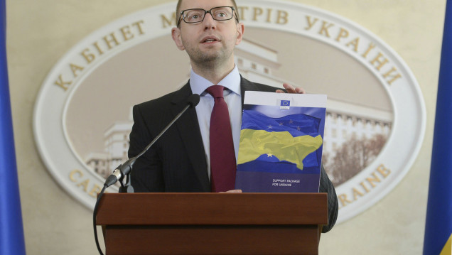 imagen El primer ministro oficializó su renuncia y se profundiza la crisis en Ucrania