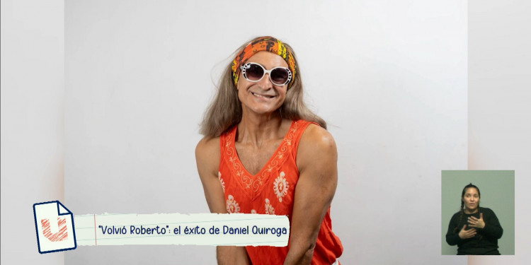 La obra "Volvió  Roberto" de Daniel Quiroga se presenta en Teatro Selectro