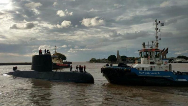 imagen Mar del Plata: comité de crisis por el submarino perdido