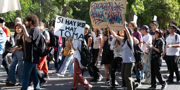 El recorte presupuestario impulsó la participación de estudiantes autoconvocados