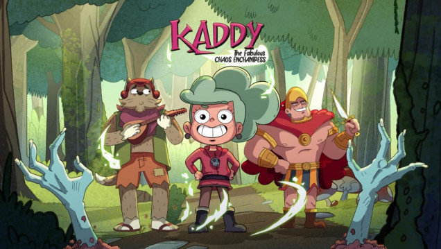 imagen "Kaddy, la fabulosa hechicera del caos", la serie argentina que llegó a Cartoon Network