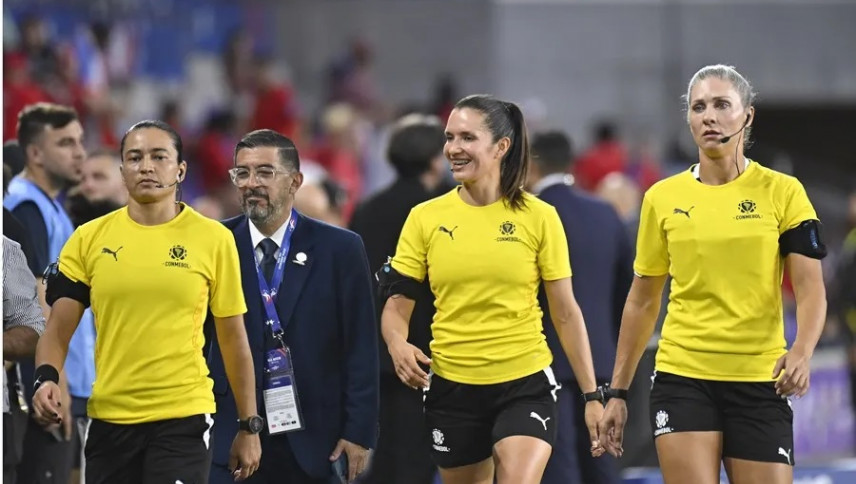 imagen que ilustra noticia La participación de árbitras por primera vez en la Copa América masculina abre camino hacia la igualdad