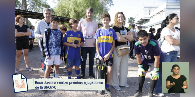 Boca Juniors realizó pruebas a jugadores en la UNCUYO