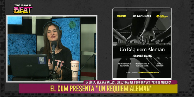 El Coro Universitario de Mendoza ofrecerá una oportunidad única para disfrutar  "Un Réquiem Alemán"