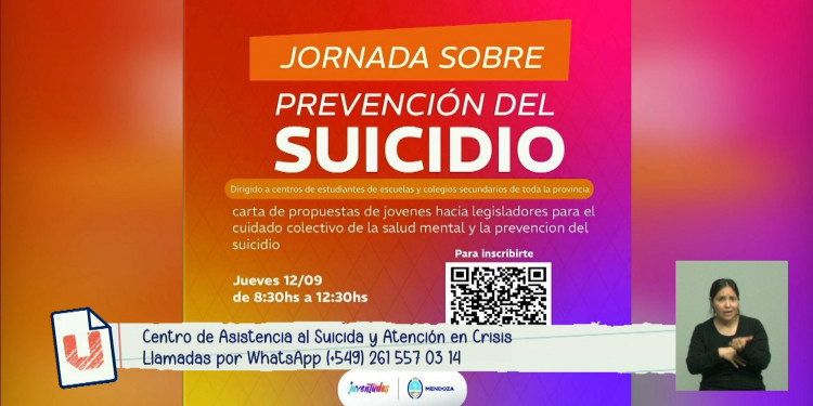 Septiembre, jornada sobre prevención del suicidio