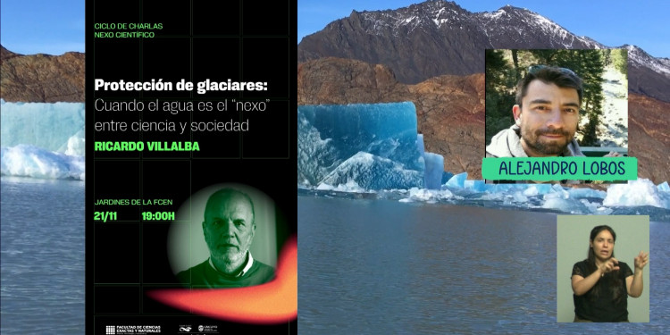 Charla sobre protección de glaciares: cuando el agua es el nexo entre ciencia y sociedad