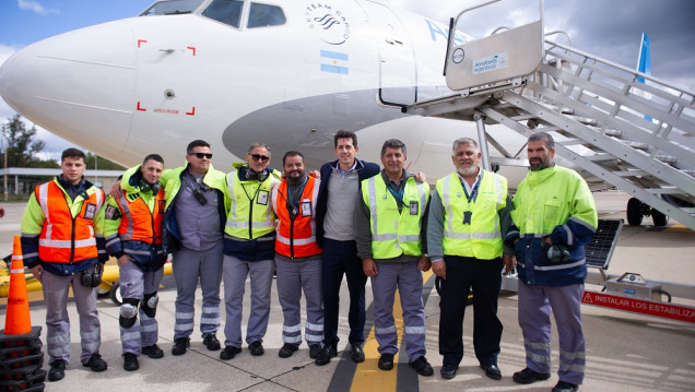 imagen Aerolíneas Argentinas presenta su primer avión para meterse en el transporte de cargas
