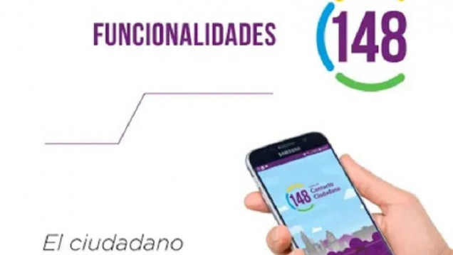 imagen "148 Mendoza", la nueva app oficial para hacer consultas y reclamos