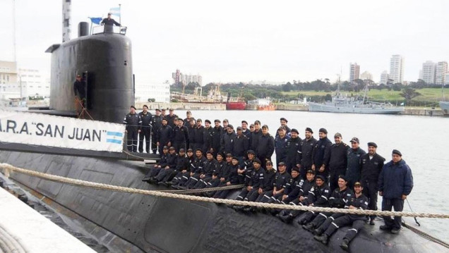 imagen ARA San Juan: proponen declarar "héroes nacionales navales" a los 44 tripulantes