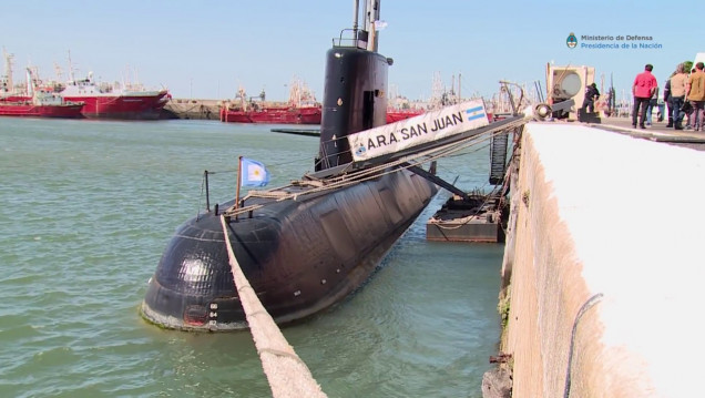 imagen Submarino ARA San Juan: la Armada Argentina comenzó su búsqueda