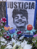 A tres años del crimen de Fernando, sus padres encabezaron el homenaje en Dolores 