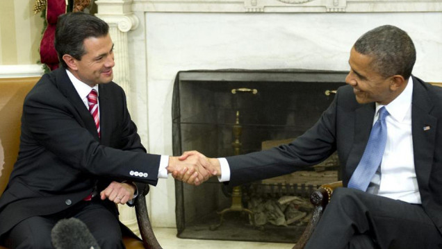 imagen Veinticuatro horas en México, mientras Peña Nieto visitaba EE.UU.