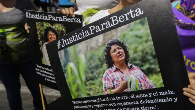 imagen Detuvieron a cuatro presuntos asesinos de Berta Cáceres