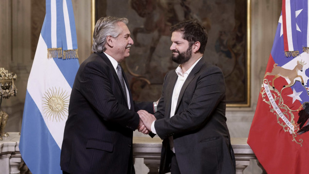 imagen Alberto Fernández viaja a Chile para fortalecer la relación bilateral con Gabriel Boric 