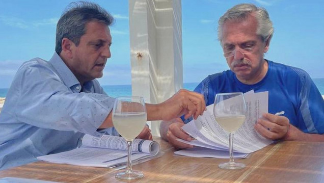 imagen Alberto Fernández y Sergio Massa analizaron el acuerdo de integración económica con Brasil