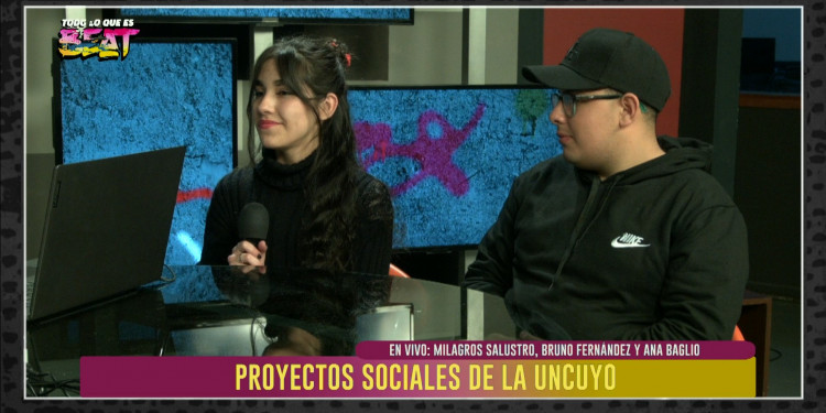 Proyectos sociales de la UNCUYO "Estudiantes al frente"