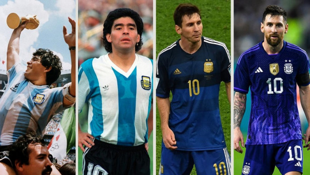 imagen La historia de Argentina a través de sus camisetas en los mundiales