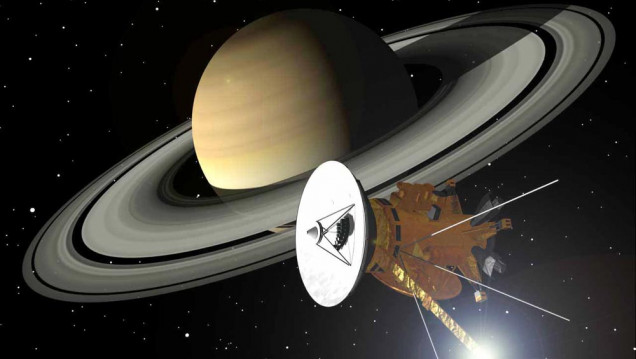 imagen Todo a punto para la "muerte" de Cassini en Saturno