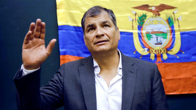 imagen Ecuador: ordenaron la prisión preventiva para Rafael Correa