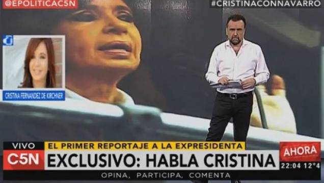 imagen Cristina Kirchner dijo que la persiguen
