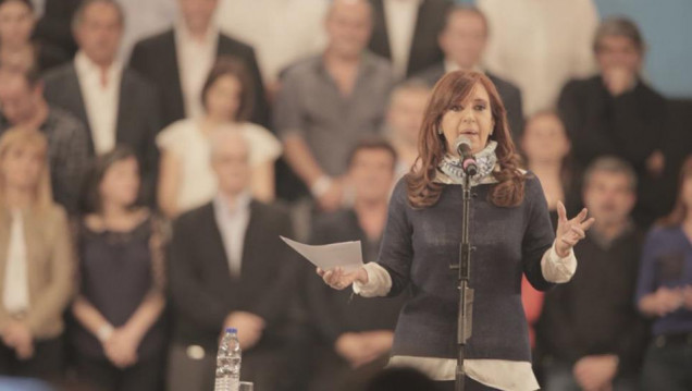 imagen CFK pidió que el voto opositor se concentre en Unidad Ciudadana 
