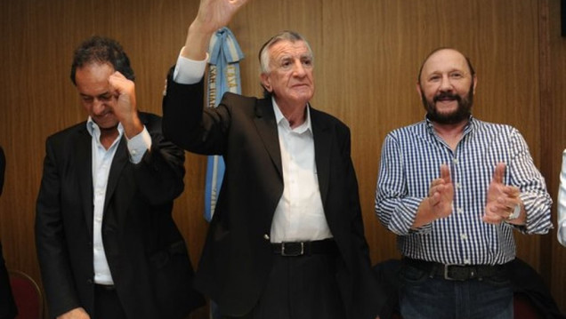 imagen Gioja, Scioli y Caló, la "Lista de Unidad Justicialista" en la interna del PJ