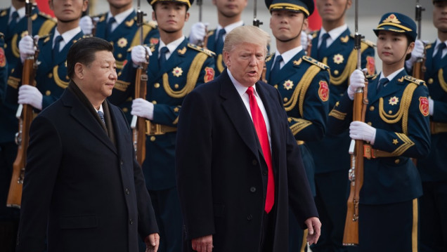 imagen Trump y Xi presentan un frente unido en histórica cumbre en Beijing