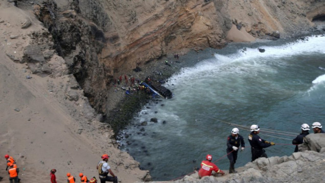 imagen Al menos 48 muertos en Perú por una tragedia vial