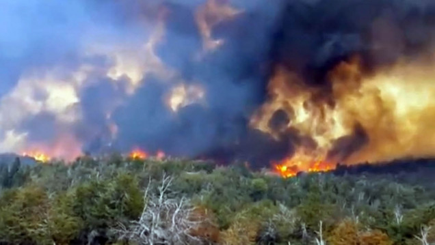 imagen Son al menos 34 mil las hectáreas afectadas por los incendios en Chubut