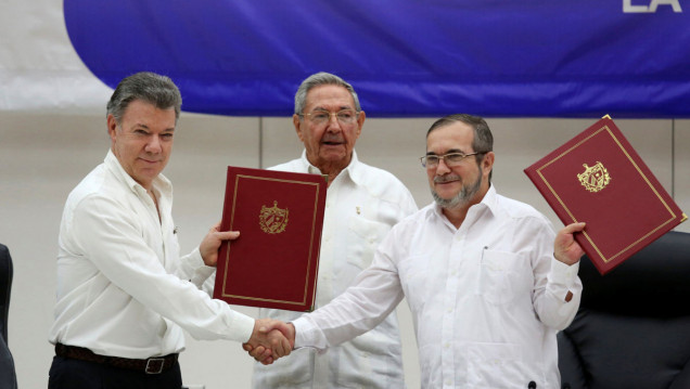 imagen La firma de la paz con las FARC busca impulsar el "Sí" al plebiscito