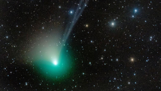 imagen Registraron en La Plata la primera imagen del "cometa verde" en cielo argentino