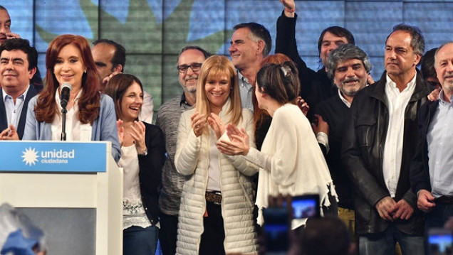 imagen Cristina: "Logramos sumar votos y ser la principal fuerza opositora"
