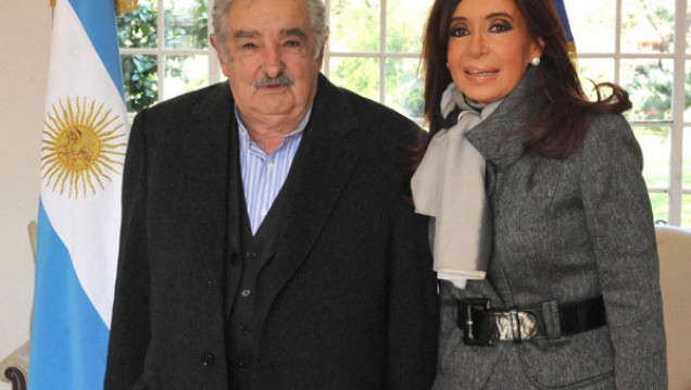 imagen Cristina recibió a "Pepe" Mujica