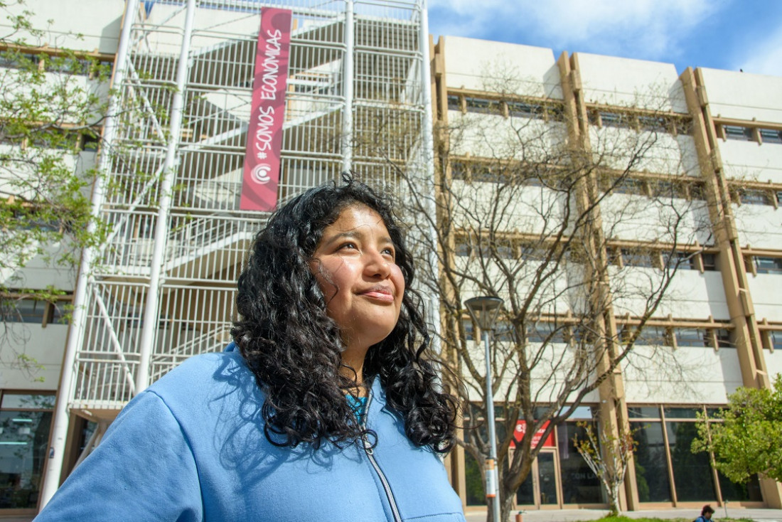 "Me gustaría que mi historia incentivara a estudiantes de escuelas rurales a venir a la universidad"