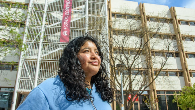 imagen "Me gustaría que mi historia incentivara a estudiantes de escuelas rurales a venir a la universidad"