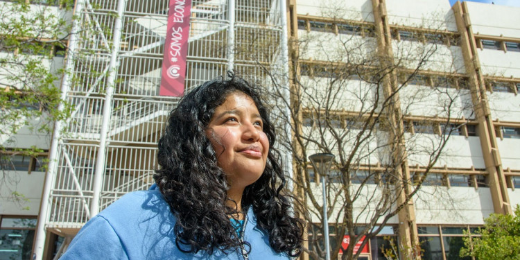 "Me gustaría que mi historia incentivara a estudiantes de escuelas rurales a venir a la universidad"