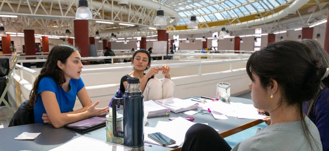 La Biblioteca Central, un refugio del que se apropiaron los y las estudiantes